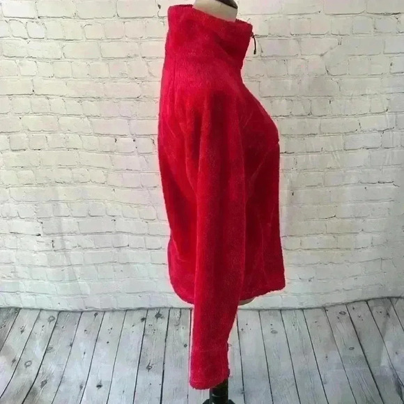 Obermeyer Girl’s XL Bright Pink Fleece 1/4 zip - Picture 3 of 9